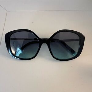 Tiffany’s Black/Tiffany Blue Oversized Sunglasses- TF 4192